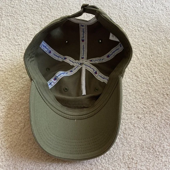 CHAMPION Olive Green Baseball Cap - Picture 2 of 7